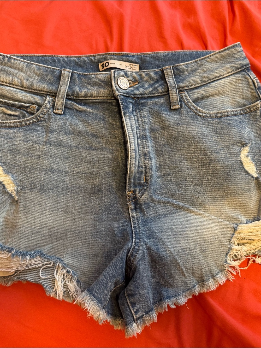 SO juniors jean shorts